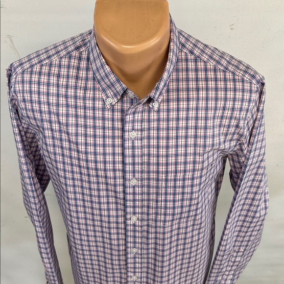 J. Crew Performance long sleeve button down collar shirt.  M - Picture 3 of 7